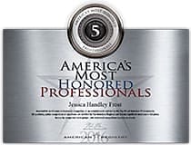 America's Most Honored Professionals Jessica Handley Frost